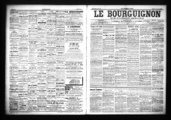 3 vues - Le Bourguignon : journal de la démocratie radicale-socialiste, n° 48, mardi 27 février 1906 (ouvre la visionneuse)