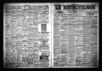 3 vues - Le Bourguignon : journal de la démocratie radicale-socialiste, n° 54, mardi 6 mars 1906 (ouvre la visionneuse)