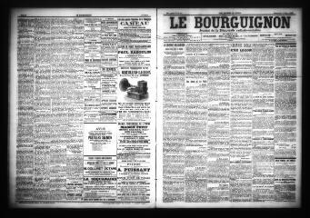 3 vues - Le Bourguignon : journal de la démocratie radicale-socialiste, n° 65, dimanche 18 mars 1906 (ouvre la visionneuse)