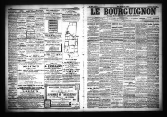 3 vues - Le Bourguignon : journal de la démocratie radicale-socialiste, n° 69, vendredi 23 mars 1906 (ouvre la visionneuse)