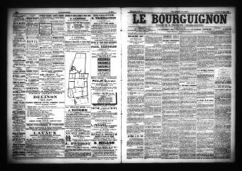 3 vues - Le Bourguignon : journal de la démocratie radicale-socialiste, n° 75, vendredi 30 mars 1906 (ouvre la visionneuse)