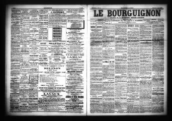 3 vues - Le Bourguignon : journal de la démocratie radicale-socialiste, n° 81, vendredi 6 avril 1906 (ouvre la visionneuse)