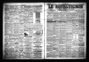 3 vues - Le Bourguignon : journal de la démocratie radicale-socialiste, n° 84, mardi 10 avril 1906 (ouvre la visionneuse)