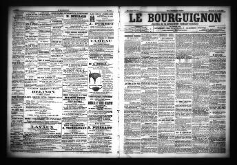 3 vues - Le Bourguignon : journal de la démocratie radicale-socialiste, n° 85, mercredi 11 avril 1906 (ouvre la visionneuse)