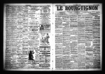 3 vues - Le Bourguignon : journal de la démocratie radicale-socialiste, n° 86, jeudi 12 avril 1906 (ouvre la visionneuse)