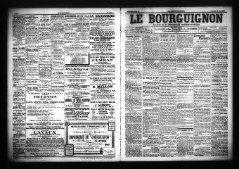 3 vues - Le Bourguignon : journal de la démocratie radicale-socialiste, n° 87, vendredi 13 avril 1906 (ouvre la visionneuse)