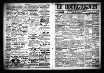 3 vues - Le Bourguignon : journal de la démocratie radicale-socialiste, n° 88, samedi 14 avril 1906 (ouvre la visionneuse)