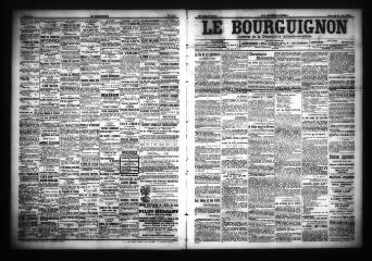 3 vues - Le Bourguignon : journal de la démocratie radicale-socialiste, n° 90, mercredi 18 avril 1906 (ouvre la visionneuse)