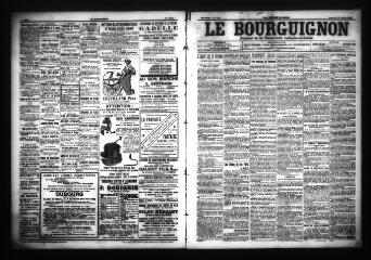 3 vues - Le Bourguignon : journal de la démocratie radicale-socialiste, n° 167, vendredi 20 juillet 1906 (ouvre la visionneuse)
