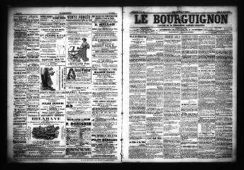 3 vues - Le Bourguignon : journal de la démocratie radicale-socialiste, n° 172, jeudi 26 juillet 1906 (ouvre la visionneuse)