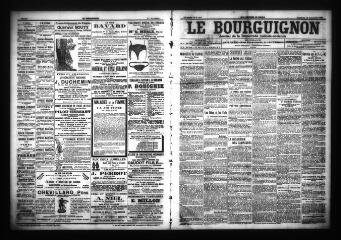 3 vues - Le Bourguignon : journal de la démocratie radicale-socialiste, n° 268, dimanche 18 novembre 1906 (ouvre la visionneuse)