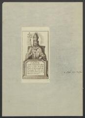 1 vue - Portrait de Saint Ebbon, comte de Tonnerre, abbé de Saint-Pierre-le-Vif, archevêque de Sens (ouvre la visionneuse)