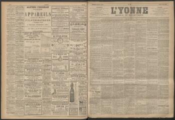 3 vues - L\'Yonne : journal du département, n° 56, jeudi 12 mai 1887 (ouvre la visionneuse)