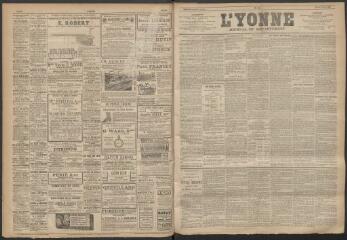 3 vues - L\'Yonne : journal du département, n° 58, mardi 17 mai 1887 (ouvre la visionneuse)