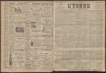 3 vues - L\'Yonne : journal du département, n° 60, samedi 21 mai 1887 (ouvre la visionneuse)