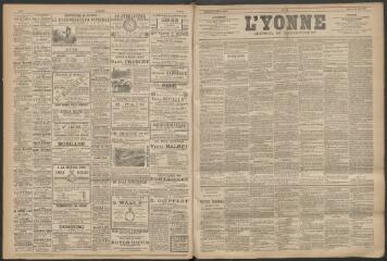 3 vues - L\'Yonne : journal du département, n° 72, samedi 18 juin 1887 (ouvre la visionneuse)