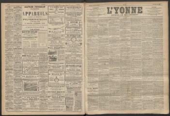 3 vues - L\'Yonne : journal du département, n° 77, jeudi 30 juin 1887 (ouvre la visionneuse)