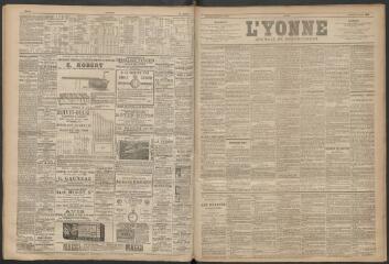 3 vues - L\'Yonne : journal du département, n° 23, jeudi 23 février 1888 (ouvre la visionneuse)