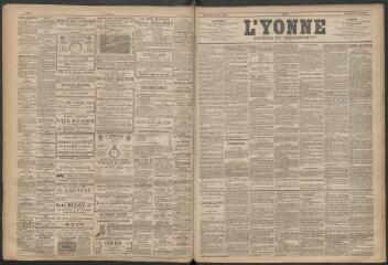 3 vues - L\'Yonne : journal du département, n° 24, samedi 25 février 1888 (ouvre la visionneuse)