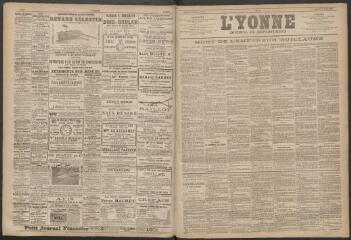 3 vues - L\'Yonne : journal du département, n° 30, samedi 10 mars 1888 (ouvre la visionneuse)