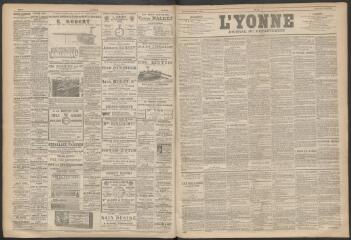 3 vues - L\'Yonne : journal du département, n° 44, jeudi 12 avril 1888 (ouvre la visionneuse)