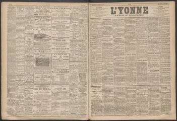 3 vues - L\'Yonne : journal du département, n° 45, samedi 14 avril 1888 (ouvre la visionneuse)