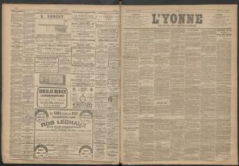 3 vues - L\'Yonne : journal du département, n° 65, jeudi 31 mai 1888 (ouvre la visionneuse)
