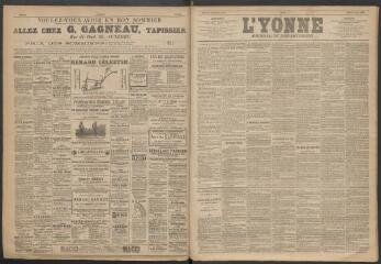 3 vues - L\'Yonne : journal du département, n° 67, mardi 5 juin 1888 (ouvre la visionneuse)