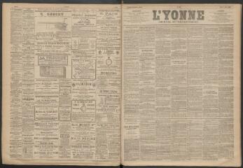 3 vues - L\'Yonne : journal du département, n° 68, jeudi 7 juin 1888 (ouvre la visionneuse)