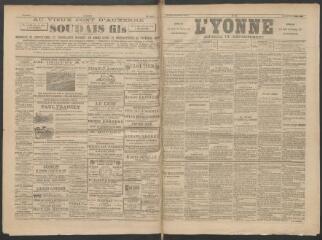 3 vues - L\'Yonne : journal du département, n° 89, samedi 21 juillet 1888 (ouvre la visionneuse)