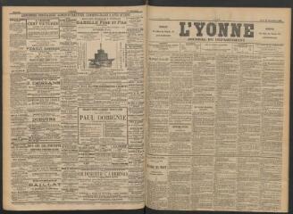 3 vues - L\'Yonne : journal du département, n° 213, jeudi 18 septembre 1890 (ouvre la visionneuse)