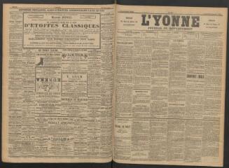 3 vues - L\'Yonne : journal du département, n° 216, lundi 22 septembre 1890 (ouvre la visionneuse)
