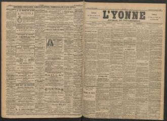 3 vues - L\'Yonne : journal du département, n° 217, mardi 23 septembre 1890 (ouvre la visionneuse)