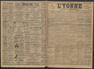 3 vues - L\'Yonne : journal du département, n° 264, mardi 18 novembre 1890 (ouvre la visionneuse)