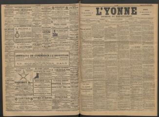 3 vues - L\'Yonne : journal du département, n° 269, lundi 24 novembre 1890 (ouvre la visionneuse)