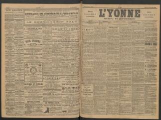 3 vues - L\'Yonne : journal du département, n° 276, mardi 2 décembre 1890 (ouvre la visionneuse)