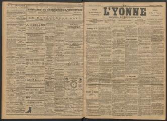 3 vues - L\'Yonne : journal du département, n° 29, mercredi 4 février 1891 (ouvre la visionneuse)