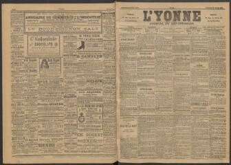 3 vues - L\'Yonne : journal du département, n° 24, vendredi 29 janvier 1892 (ouvre la visionneuse)