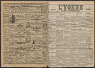 3 vues - L\'Yonne : journal du département, n° 116, jeudi 19 mai 1892 (ouvre la visionneuse)