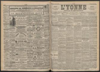 3 vues - L\'Yonne : journal du département, n° 121, mercredi 25 mai 1892 (ouvre la visionneuse)