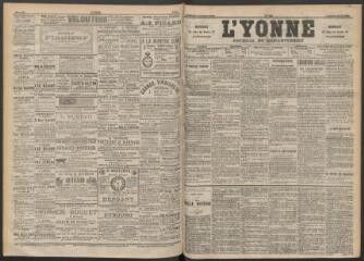 3 vues - L\'Yonne : journal du département, n° 122, vendredi 27 mai 1892 (ouvre la visionneuse)