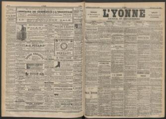 3 vues - L\'Yonne : journal du département, n° 126, mercredi 1 juin 1892 (ouvre la visionneuse)