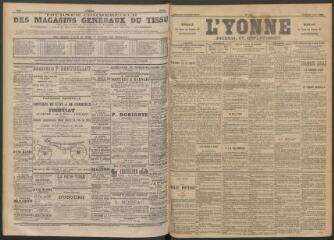3 vues - L\'Yonne : journal du département, n° 128, vendredi 3 juin 1892 (ouvre la visionneuse)