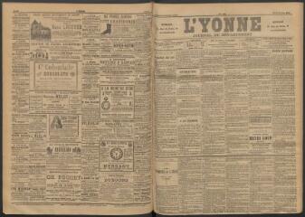 3 vues - L\'Yonne : journal du département, n° 136, mardi 14 juin 1892 (ouvre la visionneuse)