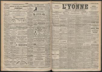 3 vues - L\'Yonne : journal du département, n° 139, vendredi 17 juin 1892 (ouvre la visionneuse)
