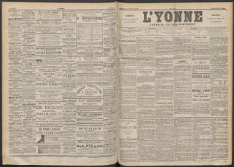 3 vues - L\'Yonne : journal du département, n° 146, samedi 25 juin 1892 (ouvre la visionneuse)