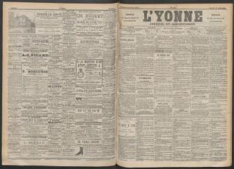 3 vues - L\'Yonne : journal du département, n° 175, samedi 30 juillet 1892 (ouvre la visionneuse)