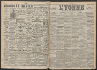 3 vues - L\'Yonne : journal du département, n° 178, mercredi 3 août 1892 (ouvre la visionneuse)