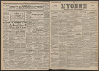 3 vues - L\'Yonne : journal du département, n° 24, samedi 28 janvier 1893 (ouvre la visionneuse)