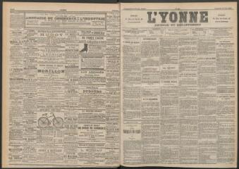 3 vues - L\'Yonne : journal du département, n° 29, vendredi 3 février 1893 (ouvre la visionneuse)